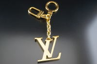 ルイヴィトン　キーホルダー　金メッキ